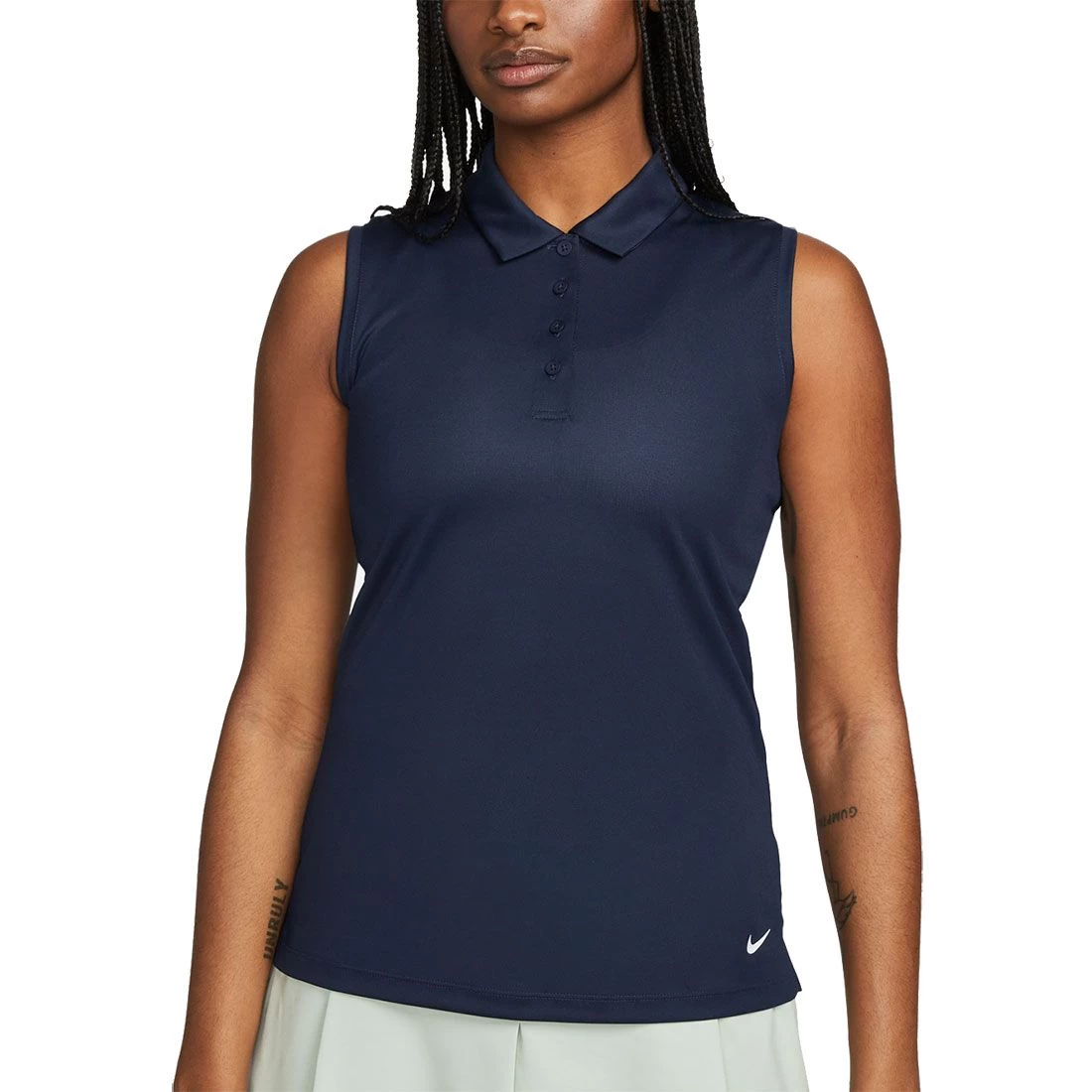 Nike Women's Dri-FIT Victory Sleeveless Polo 7 Nike Women's Dri-FIT Victory Sleeveless Polo - Image 5