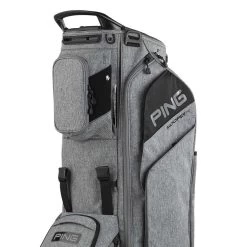 Ping Hoofer 14-Way Stand Bag -Golf Equipment Shop ping 2023 hoofer 14 way stand bag heather grey black detail3 itempicture
