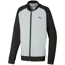 Puma Boys Full Zip Jacket -Golf Equipment Shop puma 2021 boys full zip jacket quarry itempicture