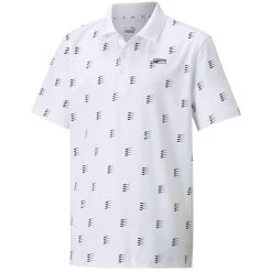 Puma Boys MATTR X Formstripe Polo -Golf Equipment Shop puma 2021 boys mattr x formstripe polo white itempicture