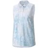 Puma Women's Cloudspun Concrete Sleeveless Polo -Golf Equipment Shop puma 2021 womens cloudspun concrete sleeveless polo placid blue itempicture