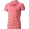 Puma Girls MATTR Hibiscus Polo -Golf Equipment Shop puma 2022 girls mattr hibiscus polo rapture rose itempicture
