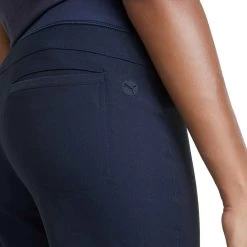 Puma Women's PWRSHAPE Pants -Golf Equipment Shop puma 2022 womens pwrshape pants navy blazer model detail itempicture