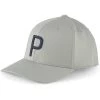 Puma P Snapback Hat -Golf Equipment Shop puma 2023 p snapback hat ash grey deep navy itempicture
