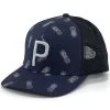 Puma Pineapples Trucker P Hat -Golf Equipment Shop puma 2023 pineapples trucker p hat navy blazer itempicture
