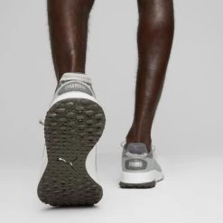 Puma Fusion Grip Golf Shoes High Rise/Silver/Quiet Shade -Golf Equipment Shop puma fusion grip golf high rise silver quiet shade 377527 01 mod2 itempicture