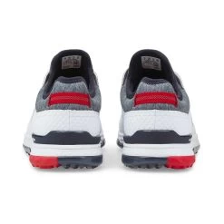 Puma Proadapt Alphacat Golf Shoes White/Navy Blazer/High Risk Red -Golf Equipment Shop puma proadapt alphacat golf shoes white navy blazer high risk red heel itempicture