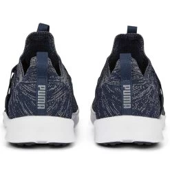 Puma Women's Laguna Fusion Knit Golf Shoes Navy Blazer/Quiet Shade -Golf Equipment Shop puma womens laguna fusion knit navy blazer qt shade 376082 03 heel itempicture