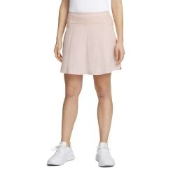 Puma Women's PWRSHAPE Solid Skort -Golf Equipment Shop puma womens pwrshape solid skort rose dust itempicture