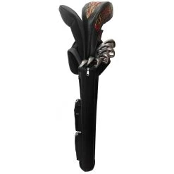 Caddy Daddy Golf Ranger Sunday Bag -Golf Equipment Shop ranger sunday black grey back