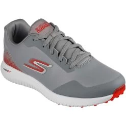Skechers GO GOLF Max 2 Golf Shoes Grey/Red -Golf Equipment Shop skechers go golf max 2 golf shoes grey red toe itempicture