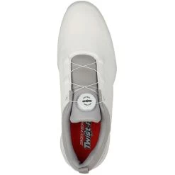 Skechers GO GOLF Torque Twist Golf Shoes White/Grey -Golf Equipment Shop skechers go golf torque twist golf shoes white grey top itempicture