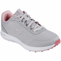 Skechers Women's GO GOLF Max Fairway 3 Golf Shoes Grey/Pink -Golf Equipment Shop skechers women s go golf max fairway 3 golf shoes grey pink front itempicture