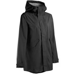 Sun Mountain Women's Monsoon Hooded Rain Parka -Golf Equipment Shop sun mountain 2023 womens monsoon hooded rain parka black itempicture
