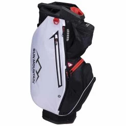 Sun Mountain Sync Cart Bag -Golf Equipment Shop sun mountain 2024 sync cart bag black white rush red alt itempicture
