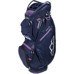 Sun Mountain Women's Stellar Cart Bag -Golf Equipment Shop sun mountain 2024 womens stellar cart bag navy tropic navy violet itempicture