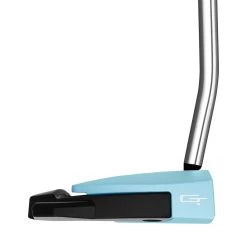 TaylorMade Women's Spider GTX Ice Blue Single Bend Putter -Golf Equipment Shop taylormade spider gtx ice blue single bend putter toe itempicture