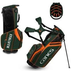 Team Effort NCAA Caddie Carry Hybrid Bag -Golf Equipment Shop team effort ncaa caddie carry hybrid bag miami hurricanes itempicture