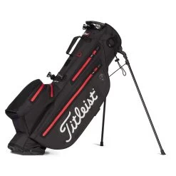 Titleist 2022 Players 4 StaDry Stand Bag -Golf Equipment Shop titleist 2021 players 4 staydry stand bag black black red