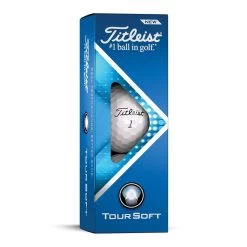 Titleist Tour Soft White Golf Balls -Golf Equipment Shop titleist 2022 tour soft white golf balls sleeve itempicture