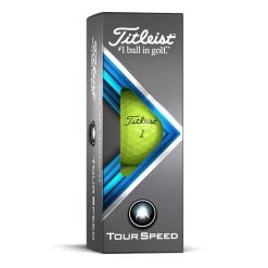 Titleist Tour Speed Yellow Golf Balls 11 Titleist Tour Speed Yellow Golf Balls -Golf Equipment Shop titleist 2022 tour speed yellow golf balls sleeve itempicture