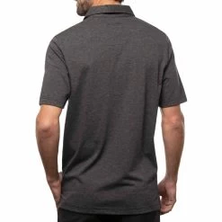 TravisMathew The Zinna Polo -Golf Equipment Shop travismathew 2023 the zinna polo black back itempicture