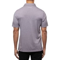 TravisMathew The Zinna Polo -Golf Equipment Shop travismathew 2023 the zinna polo blackberry cordial back itempicture
