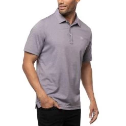 TravisMathew The Zinna Polo -Golf Equipment Shop travismathew 2023 the zinna polo blackberry cordial side itempicture