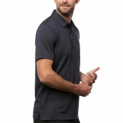 TravisMathew The Zinna Polo -Golf Equipment Shop travismathew 2023 the zinna polo vintage indigo side itempicture