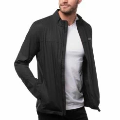 TravisMathew Crystal Cove 2.0 Jacket 17 TravisMathew Crystal Cove 2.0 Jacket -Golf Equipment Shop travismathew crystal cove 2 0 jacket black side itempicture