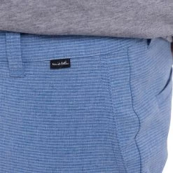 TravisMathew Sand Harbor Shorts 31 TravisMathew Sand Harbor Shorts -Golf Equipment Shop travismathew sand harbor shorts heather blue logo 2 itempicture