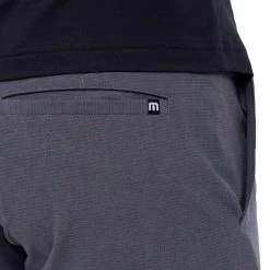 TravisMathew Sand Harbor Shorts 30 TravisMathew Sand Harbor Shorts -Golf Equipment Shop travismathew sand harbor shorts heather dark grey logo itempicture